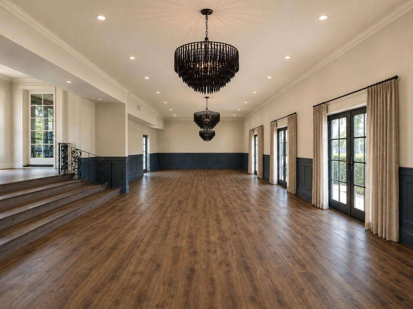 The light-filled Drawing Room on De la Vina